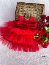 Load image into Gallery viewer, BT730 Scarlet Swoon Dress – Embrace the Splendor