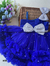 Load image into Gallery viewer, BT739 Customizable Enchanted Sapphire Gown – Your Little One's Fairytale Awaits