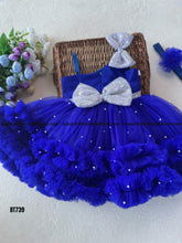 Load image into Gallery viewer, BT739 Customizable Enchanted Sapphire Gown – Your Little One's Fairytale Awaits
