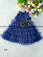 Load image into Gallery viewer, BT729 Midnight Blue Elegance Dress – A Night Sky Fairytale