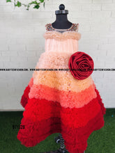 Load image into Gallery viewer, BT1328 Sunset Serenade – Baby’s Ombre Party Dress