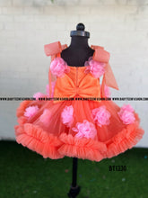 Load image into Gallery viewer, BT1330 Sunset Blossom - Festive Floral Dress for Little Darlings