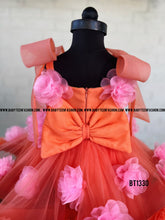 Load image into Gallery viewer, BT1330 Sunset Blossom - Festive Floral Dress for Little Darlings