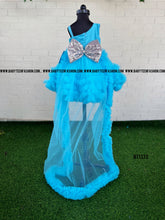 Load image into Gallery viewer, BT1333 Azure Sparkle - Enchanting Party Dress for Tiny Trendsetters