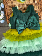 Load image into Gallery viewer, BT831 Blossom Fiesta: Enchanting Layered Party Dress for Your Little Star
