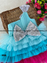 Load image into Gallery viewer, BT838 Turquoise Twinkle Festive Dress