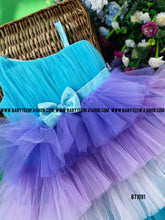Load image into Gallery viewer, BT1091 Azure Whisper Fairytale Dress – Dreams in Cascading Color