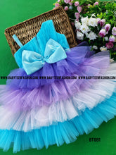 Load image into Gallery viewer, BT1091 Azure Whisper Fairytale Dress – Dreams in Cascading Color
