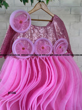 Load image into Gallery viewer, BT1346 Pink Petal Princess Enchanting Sequin Party Dress