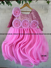 Load image into Gallery viewer, BT1346 Pink Petal Princess Enchanting Sequin Party Dress