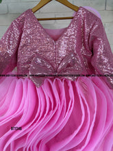 Load image into Gallery viewer, BT1346 Pink Petal Princess Enchanting Sequin Party Dress