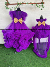 Load image into Gallery viewer, BT1347 Regal Purple Majesty - Royal Party Gown for Little Ladies