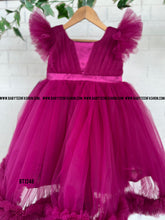 Load image into Gallery viewer, BT1348 Fuchsia Fantasy Vibrant Party Frock for Little Trendsetters
