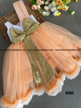 Load image into Gallery viewer, BT843 Sunrise Whimsy Blossom Party Dress for Tiny Tots