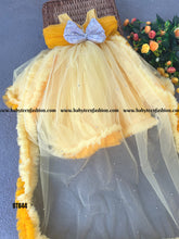 Load image into Gallery viewer, BT844 Sunshine Sparkle Festive Yellow Party Dress for Babies
