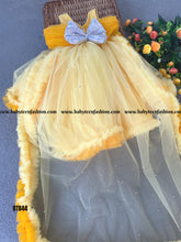 Load image into Gallery viewer, BT844 Sunshine Sparkle Festive Yellow Party Dress for Babies