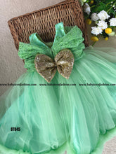 Load image into Gallery viewer, BT845 Enchanted Emerald Elegant Baby Party Dress