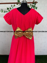 Load image into Gallery viewer, BT1099M Raspberry Rapture Chic Baby Occasion Dress