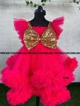 Load image into Gallery viewer, BT1099 Crimson Fairy - Baby's Festive Flair Dress