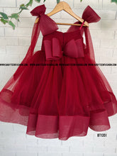 Load image into Gallery viewer, BT1351 Ruby Whirl - Baby's Celebration Dress
