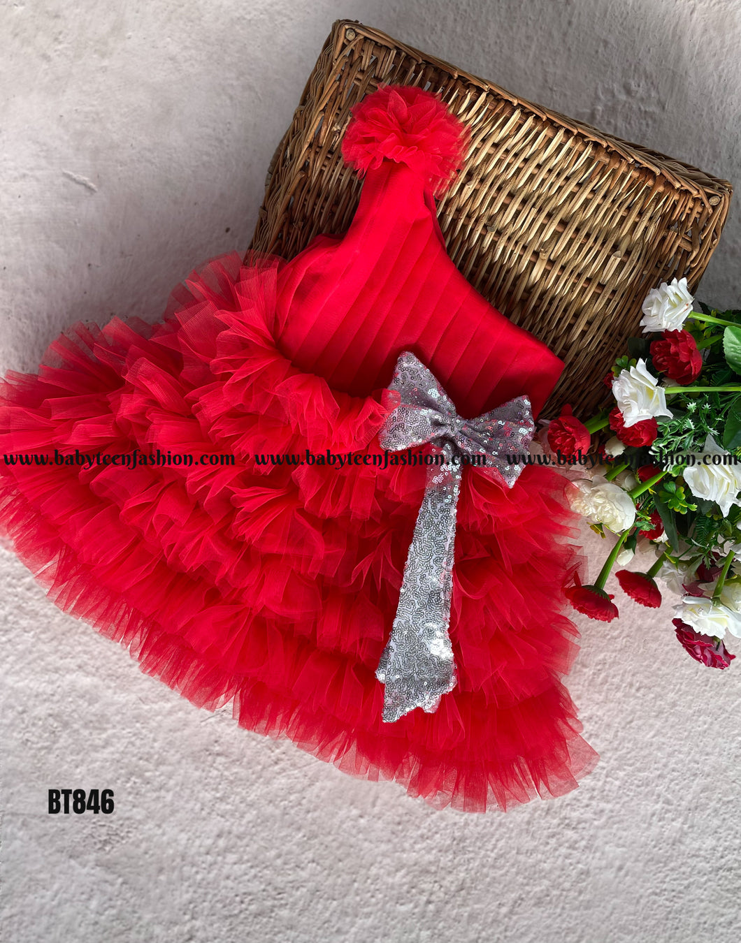 BT846 Scarlet Spark - Baby's Showstopper Dress