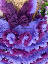 Load image into Gallery viewer, BT848 Royal Blossom Festive Frock - Where Elegance Meets Playfulness