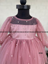 Load image into Gallery viewer, BT1359 Blush Blossom Baby's Pearled Party Frock