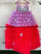 Load image into Gallery viewer, BT1362 Enchanted Blossom: Girls' Whimsical Fairy Dress