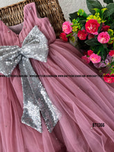 Load image into Gallery viewer, BT1366 Blushing Pink Gemstone Gown - A Fairytale Frolic for Your Little One