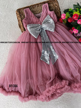 Load image into Gallery viewer, BT1366 Blushing Pink Gemstone Gown - A Fairytale Frolic for Your Little One
