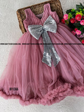 Load image into Gallery viewer, BT1366 Blushing Pink Gemstone Gown - A Fairytale Frolic for Your Little One