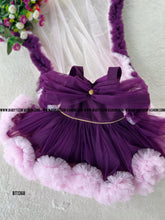 Load image into Gallery viewer, BT1368 Regal Radiance – Baby's Purple Party Skirt
