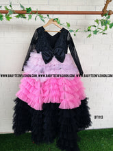 Load image into Gallery viewer, BT1113 Midnight & Fuchsia Fantasy Gown