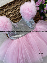 Load image into Gallery viewer, BT1114 Pink Blossom Glitter Gown – A Touch of Sparkle for Your Sweetheart
