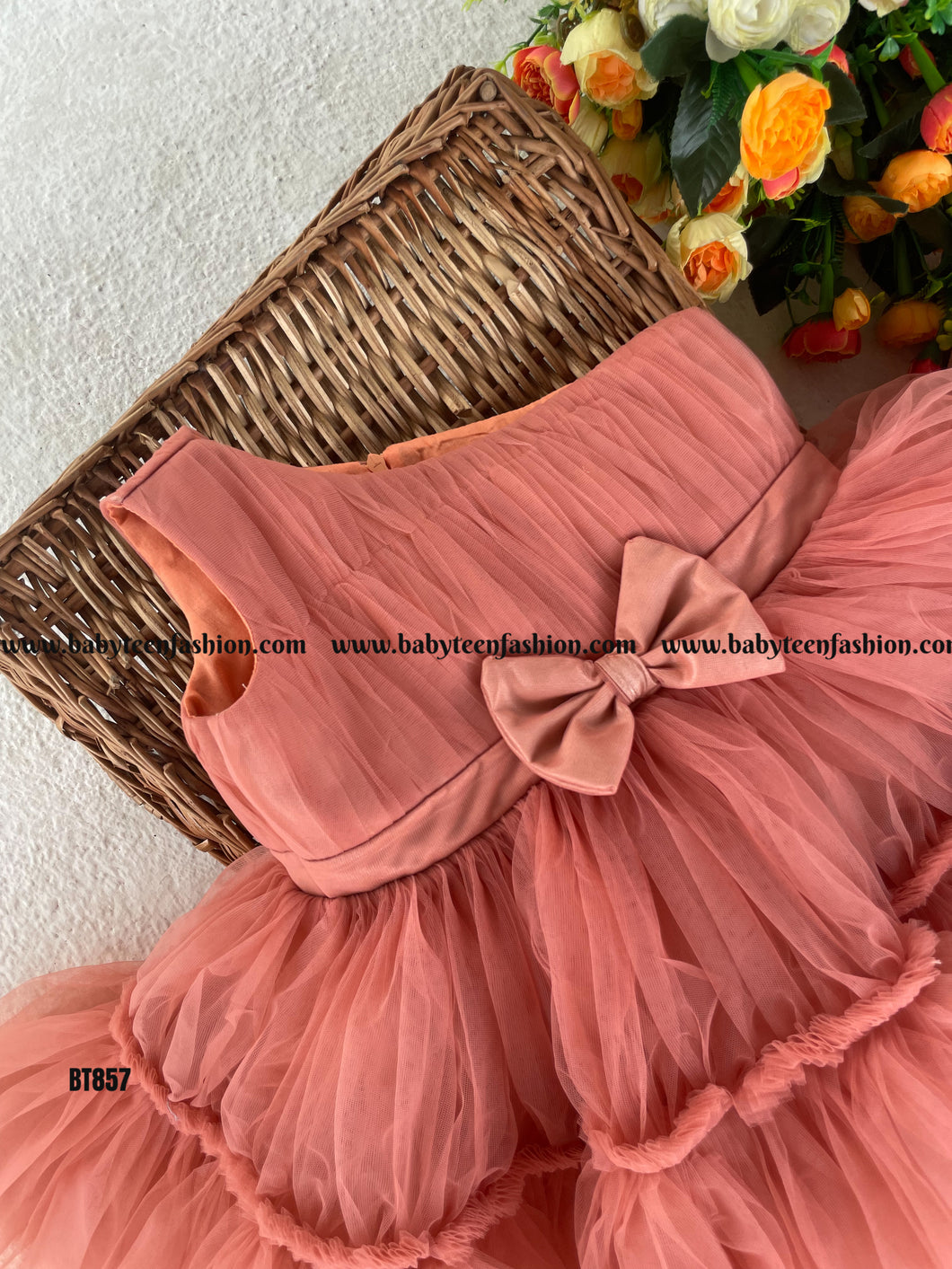 BT857 Sunset Blush Party Frock  Where Joy Meets Style