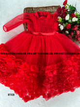 Load image into Gallery viewer, BT1139 Scarlet Blossom Festive Dress  Embrace the Joy
