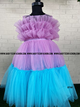 Load image into Gallery viewer, BT1141 Multicolor Bouncy Party wear Birthday Frock