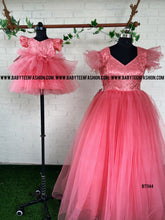 Load image into Gallery viewer, BT1145M Coral Charisma: Delightful Mother-Child Party Dresses