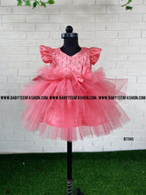 Load image into Gallery viewer, BT1145 Coral Fête - Sparkling Celebration Dress for Joyful Occasions