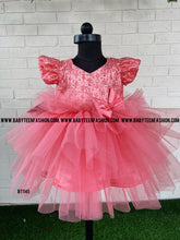 Load image into Gallery viewer, BT1145 Coral Fête - Sparkling Celebration Dress for Joyful Occasions