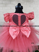 Load image into Gallery viewer, BT1145 Coral Fête - Sparkling Celebration Dress for Joyful Occasions