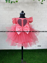 Load image into Gallery viewer, BT1145 Coral Fête - Sparkling Celebration Dress for Joyful Occasions