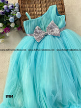 Load image into Gallery viewer, BT864 Aqua Elegance – Chic Celebration Gown 🎀