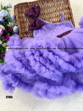 Load image into Gallery viewer, BT866 Lavender Dream Ruffle Dress