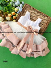 Load image into Gallery viewer, BT868 Blushing Petal Twirl Dress A Symphony of Elegance and Play