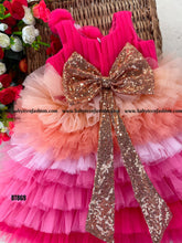 Load image into Gallery viewer, BT869 Sunset Ruffle Fiesta Dress
