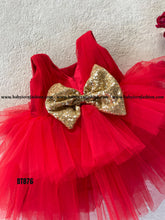 Load image into Gallery viewer, BT876 Ruby Ruffles: Vibrant Party Frock
