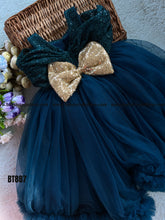 Load image into Gallery viewer, BT887 Midnight Bloom Dress Elegance in Enchanted Navy
