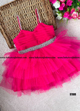 Load image into Gallery viewer, BT888 Coral Sparkle Party Dress Glisten with Every Giggle