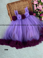 Load image into Gallery viewer, BT890 Lavender Garden Dress - Petite Floral Fantasy